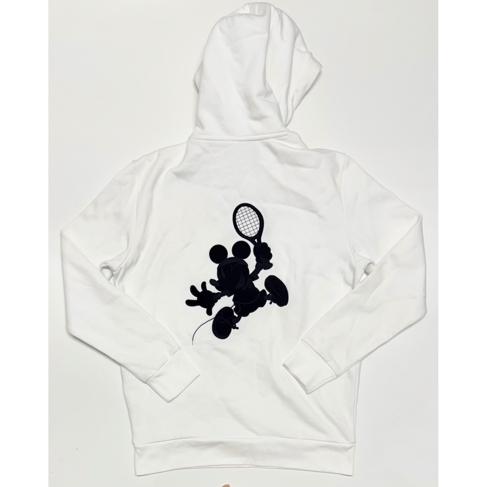 Lacoste x Disney Mickey Mouse Tennis Hoodie White SH1506 Mens XS
